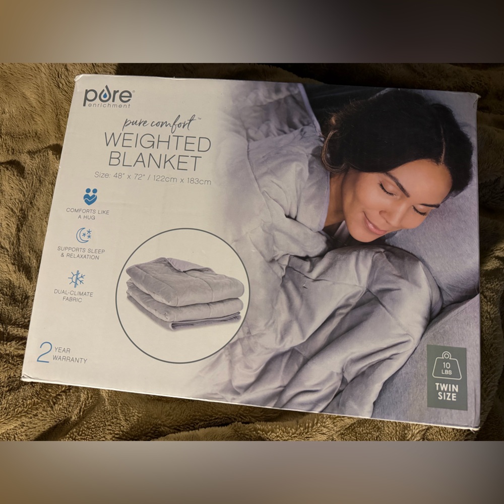 Pure Enrichment Weighted Blanket - Soft Gray